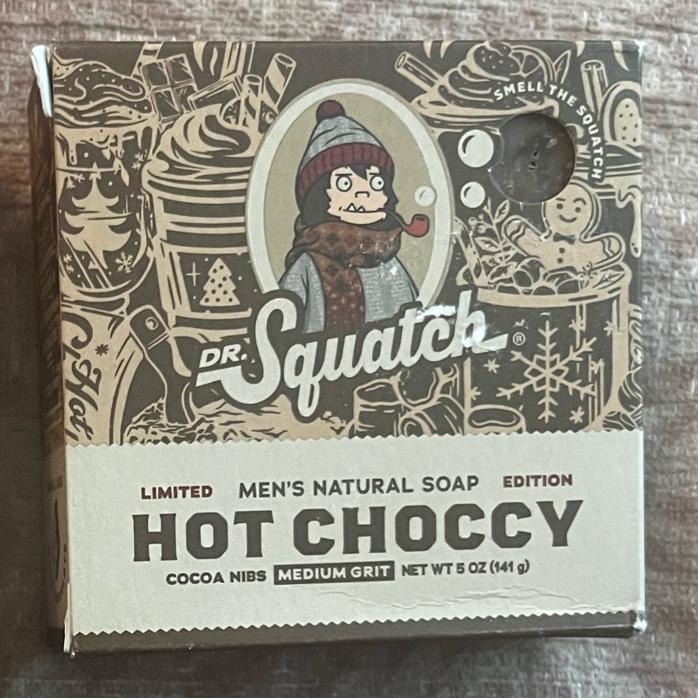 *5/$30* Dr. Squatch Hot Choccy Men's Natural Soap